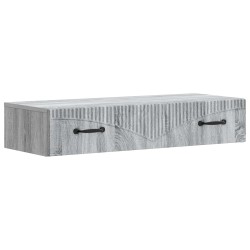 Table d'appoint murale Sonoma gris 87,5 x 34,5 x 17 cm 614809614809