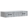 Table d'appoint murale Sonoma gris 87,5 x 34,5 x 17 cm 614809614809