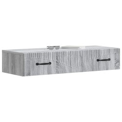 Table d'appoint murale Sonoma gris 87,5 x 34,5 x 17 cm 614809614809