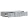 Table d'appoint murale Sonoma gris 87,5 x 34,5 x 17 cm 614809614809