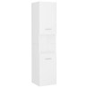Armoire de salle de bain Blanc 30x30x130 cm Bois d’ingénierie 614811614811
