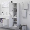 Armoire de salle de bain Blanc 30x30x130 cm Bois d’ingénierie 614811614811