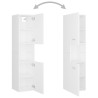 Armoire de salle de bain Blanc 30x30x130 cm Bois d’ingénierie 614811614811