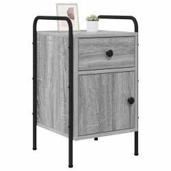 Table de chevet 2 pc Sonoma gris 35 x 36,5 x 61 cm 614813614813