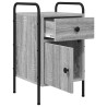 Table de chevet 2 pc Sonoma gris 35 x 36,5 x 61 cm 614813614813