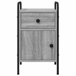 Table de chevet 2 pc Sonoma gris 35 x 36,5 x 61 cm 614813614813