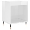 Table de chevet Blanc brillant 40x35x50 cm Bois d’ingénierie 614816614816
