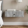 Table d'appoint murale Sonoma gris 59 x 34,5 x 17 cm 614817614817