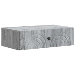 Table d'appoint murale Sonoma gris 59 x 34,5 x 17 cm 614817614817