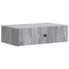 Table d'appoint murale Sonoma gris 59 x 34,5 x 17 cm 614817614817