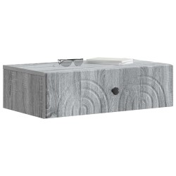 Table d'appoint murale Sonoma gris 59 x 34,5 x 17 cm 614817614817