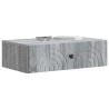 Table d'appoint murale Sonoma gris 59 x 34,5 x 17 cm 614817614817