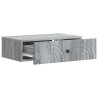 Table d'appoint murale Sonoma gris 59 x 34,5 x 17 cm 614817614817