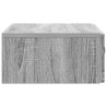 Table d'appoint murale Sonoma gris 59 x 34,5 x 17 cm 614817614817