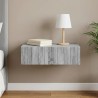 Table d'appoint murale Sonoma gris 59 x 34,5 x 17 cm 614818614818