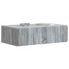 Table d'appoint murale Sonoma gris 59 x 34,5 x 17 cm 614818614818
