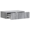Table d'appoint murale Sonoma gris 59 x 34,5 x 17 cm 614818614818
