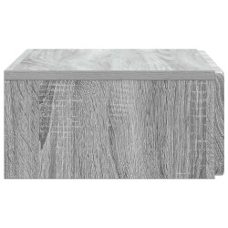 Table d'appoint murale Sonoma gris 59 x 34,5 x 17 cm 614818614818