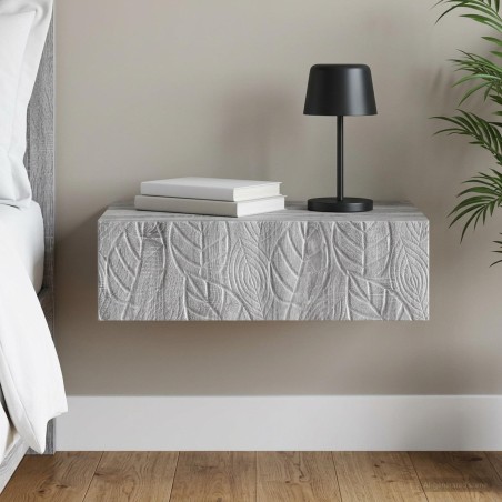 Table d'appoint murale Sonoma gris 59 x 34,5 x 17 cm 614819614819