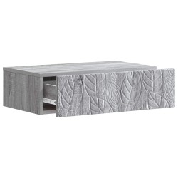 Table d'appoint murale Sonoma gris 59 x 34,5 x 17 cm 614819614819