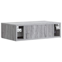 Table d'appoint murale Sonoma gris 59 x 34,5 x 17 cm 614819614819