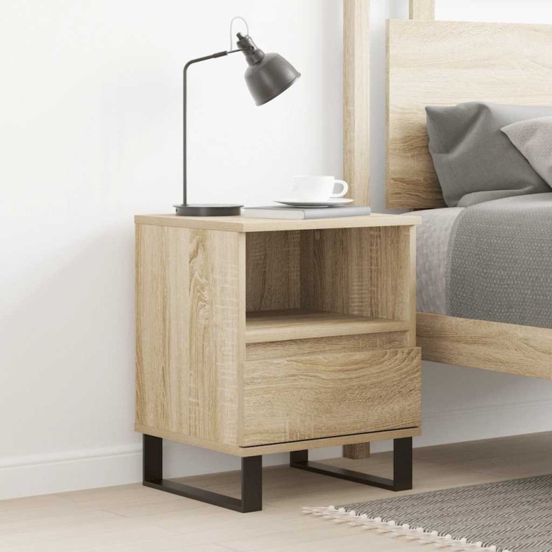 Table de chevet chêne sonoma 40x35x50 cm bois d’ingénierie 614820614820