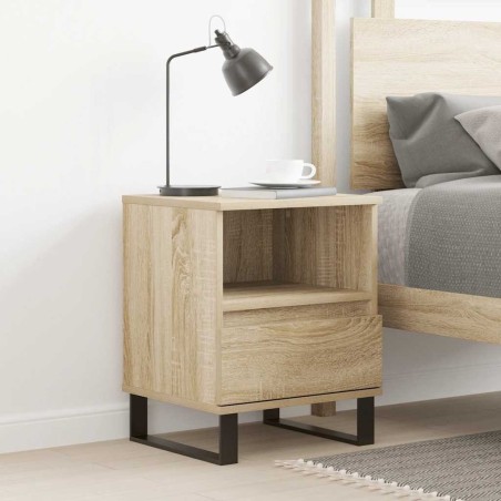 Table de chevet chêne sonoma 40x35x50 cm bois d’ingénierie 614820614820