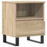Table de chevet chêne sonoma 40x35x50 cm bois d’ingénierie 614820614820