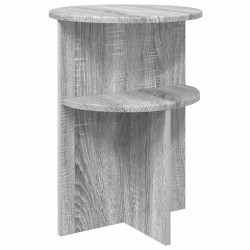 Table d'appoint Sonoma gris Ø 39,5 x 55 cm Bois d'ingénierie 614822614822