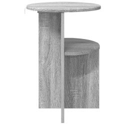 Table d'appoint Sonoma gris Ø 39,5 x 55 cm Bois d'ingénierie 614822614822