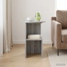 Table d'appoint Sonoma gris Ø 39,5 x 55 cm Bois d'ingénierie 614823614823