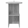 Table d'appoint Sonoma gris Ø 39,5 x 55 cm Bois d'ingénierie 614823614823