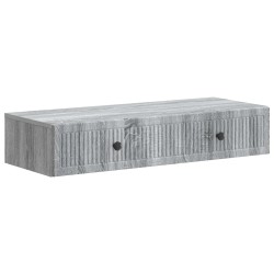 Table d'appoint murale Sonoma gris 87,5 x 34,5 x 17 cm 614827614827