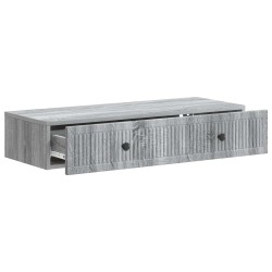 Table d'appoint murale Sonoma gris 87,5 x 34,5 x 17 cm 614827614827