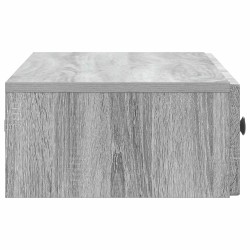 Table d'appoint murale Sonoma gris 87,5 x 34,5 x 17 cm 614827614827