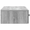 Table d'appoint murale Sonoma gris 87,5 x 34,5 x 17 cm 614827614827