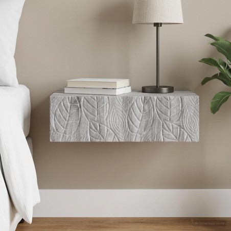 Table d'appoint murale Sonoma gris 87,5 x 34,5 x 17 cm 614828614828