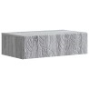 Table d'appoint murale Sonoma gris 87,5 x 34,5 x 17 cm 614828614828