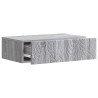 Table d'appoint murale Sonoma gris 87,5 x 34,5 x 17 cm 614828614828