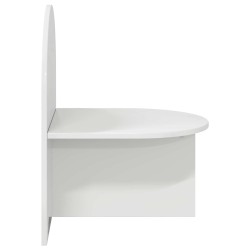 Table de chevet Blanc brillant 48 x 49 x 65 cm 614832614832
