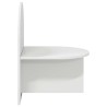 Table de chevet Blanc brillant 48 x 49 x 65 cm 614832614832