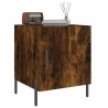 Table de chevet chêne fumé 40x40x50 cm bois d'ingénierie 614833614833