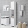 Armoire de salle de bain Blanc 30x30x183,5 cm Bois d'ingénierie 614835614835