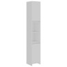 Armoire de salle de bain Blanc 30x30x183,5 cm Bois d'ingénierie 614835614835