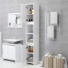Armoire de salle de bain Blanc 30x30x183,5 cm Bois d'ingénierie 614835614835