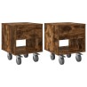Table de chevet 2 pcs Chêne fumé 40,5 x 40 x 48 cm 614836614836