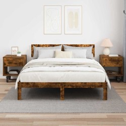 Table de chevet 2 pcs Chêne fumé 40,5 x 40 x 48 cm 614836614836