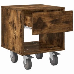 Table de chevet 2 pcs Chêne fumé 40,5 x 40 x 48 cm 614836614836