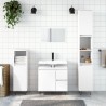Armoire de salle de bain blanc 30x30x190 cm bois d'ingénierie 614837614837