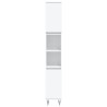 Armoire de salle de bain blanc 30x30x190 cm bois d'ingénierie 614837614837
